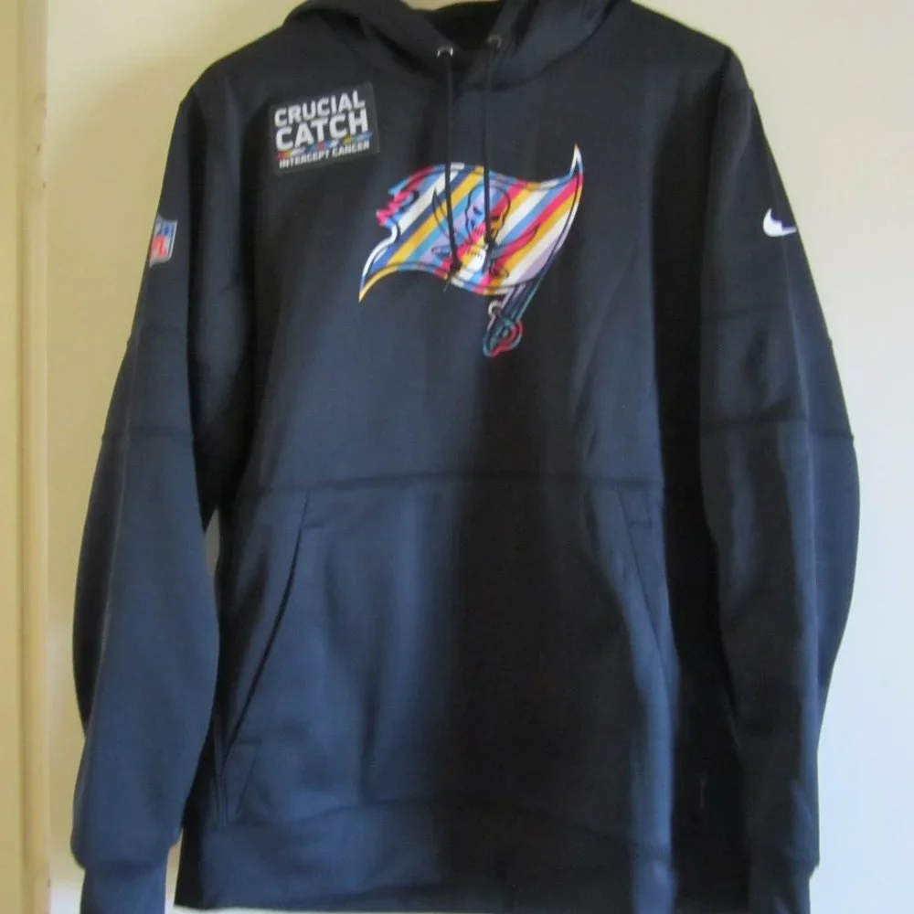 Nike Tampa Bay Buccaneers Nike Large Men's NFL Crucial Catch Hoodie - Picture 2 of 9